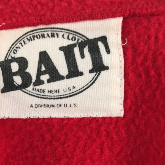 Bait polyester, red jacket with 2 button size L. - Picture 6 of 6